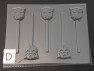 515sp Robot Changer Face Chocolate Candy Lollipop Mold FACTORY SECOND